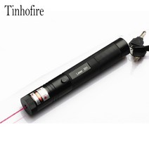 별지시기 고출력 Tinhofire 301 빨간색 650nm 5mW 펜 줌이 가능한 손전등