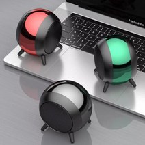야외용 3D 스테레오베이스 서라운드 하이파이 3.5mm AUX TF 카드 블루투스 스피커, 레드