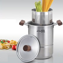 키친아트 파스타냄비 IH 인덕션 스파게티 오뎅 멀티팟 4.3L 오뎅꼬치 계란삶기, 2. 일품멀티팟 나무손잡이 16Cm(국산)