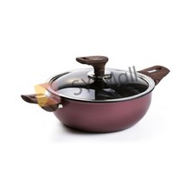 SY몰 인덕션 냄비 24cm 레드 밀푀유나베냄비 만두전골냄비 일식냄비 밀푀유만들기 칼국수냄비 나베냄비 밀키트냄