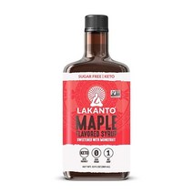 Lakanto 메이플 시럽 맛 무설탕 시럽 라칸토, 13 Fl Oz (Pack of 1)_Maple