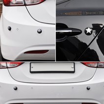 정인 실리콘 검정별쿠션 도어가드, 단품, 1개