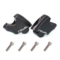 핸들 바 라이저 키트 혼다 반란군 500 300 CMX500 Rebel500 핏 먼지 자전거 헤비 듀티, 01 rebel