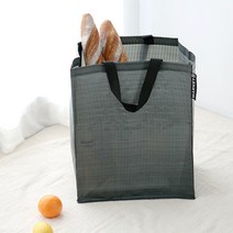 마켓비 FILSTEM 타포린백 쇼퍼백 장바구니 M, 그레이 5P