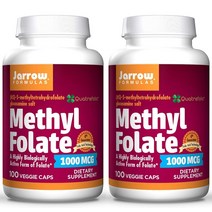 자로우 4세대 활성엽산 부부엽산 메틸레이션 1000mcg 100베지캡슐 2개