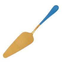 가성비 다채로운 스테인레스 톱니 모양의 가장자리 케이크 서버 블레이드 커터 파이 피자 삽 케이크 주걱 베이킹 도구 1 개 호환, 06 Green