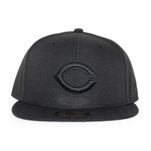 (뉴 에라) 59FIFTY 신시내티 레즈 [MLB TEAM-BASIC FITTED CAP] NEW ERA CINCINNATI REDS 5950 모자 블랙 캡 (7-12(약 59.6 cm)) []