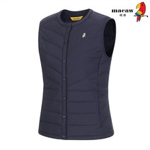 [마코 SALE] (여성)라운드넥 구스다운 패딩 베스트_MLW4DV90