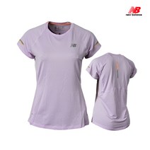 뉴발란스 W NB I 기능성 반팔티 NBNE92W352-76 라이트퍼플 여성반팔티