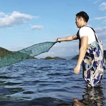 서해 해루질 입는장화 245 카키 어시장 멜빵 작업용 허리 낚시 농사 바다