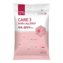 케어3 강아지사료 피부&알러지 50g, 없음