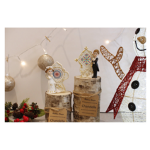 두손모은 신랑신부인형 웨딩소품 신혼부부선물