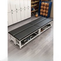 탈의실 의자 휘트니스 휴게실 대기 사우나 평상 관공서, 길이 140x 폭 35x 높이 45