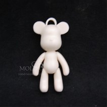 몰드비 베어브릭 고리 실리콘 수제 몰드, 단품