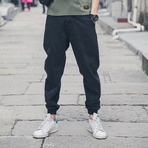 남자청바지 라울 봄가을 계절 슬림 몸빼 캐주얼바지 9부바지 트렌드 조거팬츠 2273544502