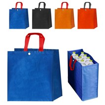 튼튼한 타포린백 시장가방 행사용 대형 휴대용 장바구니 인쇄가능 주문제작 전문 시장, 01.쇼핑타포린백, 랜덤