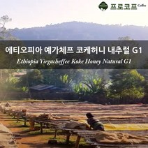 커피생두-에티오피아 예가체프 코케허니 내추럴 G1, 250g