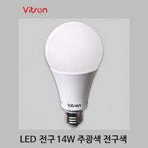 비츠온 LED 전구 14W 주광색 전구색