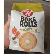 (독일마트) 7 DAYS 세븐데이즈 베이크 롤 토마토 올리브 구운 비스킷 과자 250g 4팩 Bake Rolls Tomato Olive