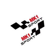 자동차 튜닝 경주 스포츠 스티커 포드 포커스 MK2 MK3 MK4 MK1 그래픽 모터 바디 데칼 비닐 장식 커버 자동 액세서리, 01 For MK1_02 Silver Red, 01 For MK1_02 Silver Red