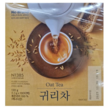 노브랜드 Oat Tea 볶은귀리 100% 귀리차 130g (1.3g x 100티백), 1