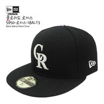뉴에라 [슈즈네][정품] MLB 어센틱 콜로라도 로키스 얼트3 야구모자 59FIFTY 메이저리그 선수모자 사이즈캡 미국직배송