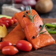 생연어 연어회 필렛(급냉) 205G 통연어 연어스테이크 도매 업소용 안주 간식, 통연어 필렛 205g + 드라이아이스