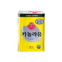 오뚜기 카놀라유 18L