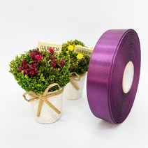 포장 리본 끈 제이제이리본 고밀도주자 40mm 50mm 76컬러 (길이 45M) 공단리본, 포도