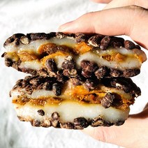호박 고지 찹쌀 콩시루떡 찰시루떡 팥시루떡 시루 팥떡 승진턱 두돌아기생일상 1kg, 01_호박 고지 시루떡 1kg (6~8개), 1개
