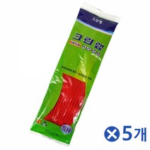 엘턴 다용도 생고무장갑-특대형x5개 작업용고무장갑 설겆이, 1