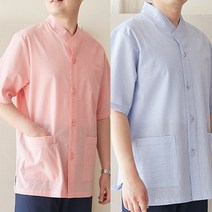 생활한복 개량한복 절복 법복 남성 시어서커 반팔 셔츠