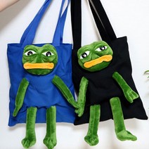 통큰마켓 슬픈개구리 페페 에코백