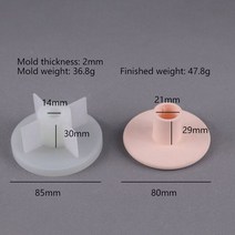 레진아트재료 키트 세트 몰드 러브 크리스탈 캔들 홀더 실리콘 몰드 DIY 스퀘어 에폭시 수지 주조 공예 양초 보관 몰드123216, U