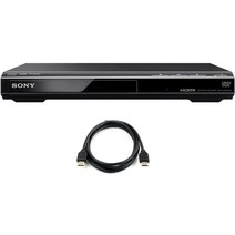 소니 DVPSR510H DVD 플레이어 데코 기어 6 피트 고속 HDMI 케이블, 기본