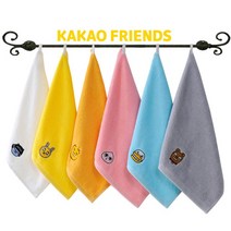 카카오프렌즈 주방타올 어린이집 수건 생일답례품 단체선물, 1매입, 핑크(어피치)