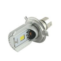 저렴한 YSY 1X H4 Led 오토바이 헤드 라이트 전구 COB 1000LM BA20D Hi Lo 램프 스쿠터 ATV 모토 액세서리, 한개옵션1, 한개옵션0
