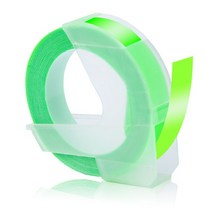 Tpclr 호환 Dym 3D 벨 테이프 프린터 엠보싱 리본 벨링 기계 1610 Mtex E101, 한개옵션1, [20] Flu Green