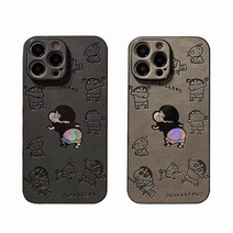 CCT199M/짱구 음각 패턴 홀로그램 휴대폰 케이스/폰케이스/젤리/범퍼