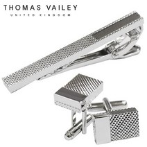 토마스베일리 THOMAS VAILEY 토마스베일리 넥타이핀/커프스 세트-초코크래커