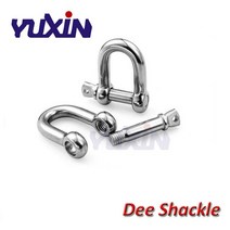 샤클 M4M12 100% A2 스틸 304 D 형 디 샤클 녹슬지 않는 SUS U 보우, 01 Dee Shackle_01 M4 10Pcs