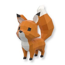 울트라패션 DIY 종이공예 페이퍼 크래프트 종이인형 페이퍼돌, 아기여우