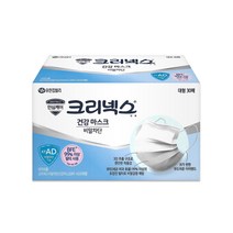 크리넥스 일회용 건강 마스크 대형, 3박스, 30장