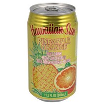 하와이안 썬 파인애플 오렌지 주스 340ml 12개입