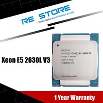 CPU 인텔 제온 E5 2630LV3 프로세서 8 코어 1.80GHz 20MB 22nm LG 호환 호환A 20113 CPU V3, 한개옵션0