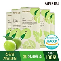 페이퍼백 약손매실효소 프리미엄 올인원효소, 60g, 5개