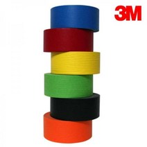 3M 칼라 종이 마스킹테이프 48mm x 40M 6색 택1 접착테이프 3M종이테이프 종이테이프 마스킹테이프 3M테이프 종이, 03 옵션 _ 3M 그린색