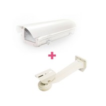 중소사 방수 하우징 벽부형 브라켓 세트 박스 줌 카메라 내장 CCTV 설치 감시, 하우징+브라켓 셋트