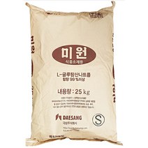 대상청정원 미원(S) 25kg L-글루탐산나트륨 10283