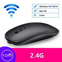 XIAOMI-Mi Pad 5 Mipad MacBook Pro M1 M2 Apple ProTbook 태블릿 무선 마우스 블루투스 충전식, 03 Wireless Black, 한개옵션1